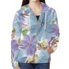Women's All Over Print Full Zip Hoodie (Model H14)