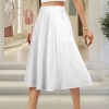 Custom Personalized Women's Elastic Waist Pocket Maxi Skirt
