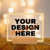 Custom Acrylic Photo Frame with light Base