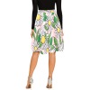 Women's Pleated Midi Skirt (Model D15)