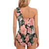 One Shoulder Backless Swimsuit S44