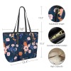 Leather Tote Bag-Small (Four-Sided Printing)（1640）