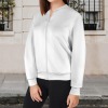 Custom Personalized Casual Long Sleeve Zip-Up Bomber Jacket