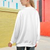Custom Personalized Girls Long Sleeve Sweatshirt
