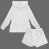 Custom Personalized Women's Plush Hooded Pajama Set