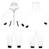 All-Over Print Women's Flannel Zipper One-Piece Pajamas