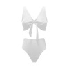 All-Over Print Women's Chest Bowknot Bikini Sets