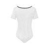 Women's Short Sleeve Round Neck Bodysuit