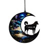 Custom Moon Dog Pendant-08 (Made In USA)