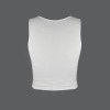 Custom Individualized Women's Round Neck Crop Tank Tops