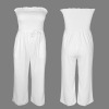 Custom Individualized Bandeau Tie Waist Long Jumpsuit