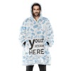 Men's All-over-print Oversized Hooded Blanket