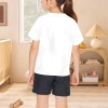 Girls' All Over Print Crew Neck T-Shirt