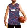 Men's V-Neck Basketball Jersey（B02）