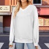 All-Over Print Women's V Neck Sweater