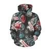 Men's All Over Print Hoodie USA Size Model H13