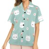 Women's V-Neck Short Pajama Top(Sets 11)