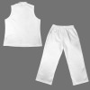 Custom Personalized Sleeveless Mock Neck Top & Wide Leg Cropped Pants Set