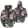 Men's All Over Print Hoodie USA Size Model H13