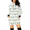 Women's All Over Print Hoodie Mini Dress (H27)