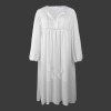 Custom Individualized V-Neck Tassel Long Sleeve Maxi Dress