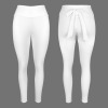 Custom Personalized High Waist Bow Decor Yoga Leggings