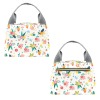 Portable Lunch Bag-Grey Handle-Aluminum foil Inside（1742）