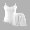 Custom Personalized Women's Lace Cami Pajama Sets