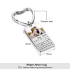 Engraved Picture Special Date Calendar KeyChain