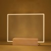 Acrylic Photo Frame with Square Light Stand 8"x6"