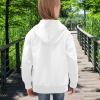 All-Over Print Girls' Long Sleeve Pocket Hoodie