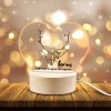 Custom Heart Shaped Acrylic Photo Panel
