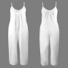 Custom Individualized Women's Pleated Cami Pocket Wide Leg Jumpsuit