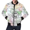 Men's All Over Print Bomber Jacket (Model H19)