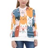 Kids All Over Print V-Neck Sweater (H48)