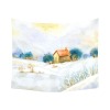 Cotton Linen Wall Tapestry 60"x 51" (Made in Queen)