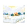 Cotton Linen Wall Tapestry 60"x 51" (Made in Queen)