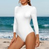 Women's Backless Long Sleeve One-Piece Swimsuit