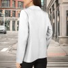 Custom Personalized Women's Open Front Casual Long Sleeve Blazer