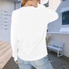 Women's Rib Cuff Crew Neck Sweatshirt