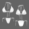 Custom Individualized Women's Halter String Bikini Set