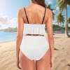 Custom Personalized Women's Ruffle Hem Bikini Set
