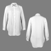 Custom Specialized Lapel Split Button Front Long Sleeve Shirt