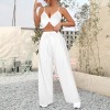 Custom Individualized Crop Cami Top & Wide Leg Pants Set
