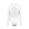 Women's Backless Long Sleeve One-Piece Swimsuit