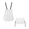All-Over Print Women's Drawstring String Tankini Set
