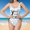 Drawstring Side One-Piece Swimsuit