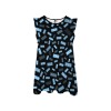 Round-Neck Ruffle-Hem Dress