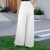 Custom Personalized Elastic Waist Tether Pockets Wide Leg Pants