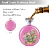 5oz Round Hip Flask (One-Sided Printing)